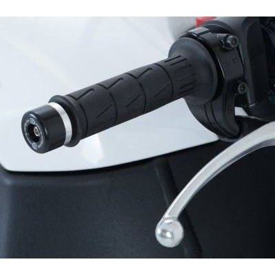 Load image into Gallery viewer, R&G Racing Black Bar End Sliders For 2024-2025 EBR 1190SX BE0084BK