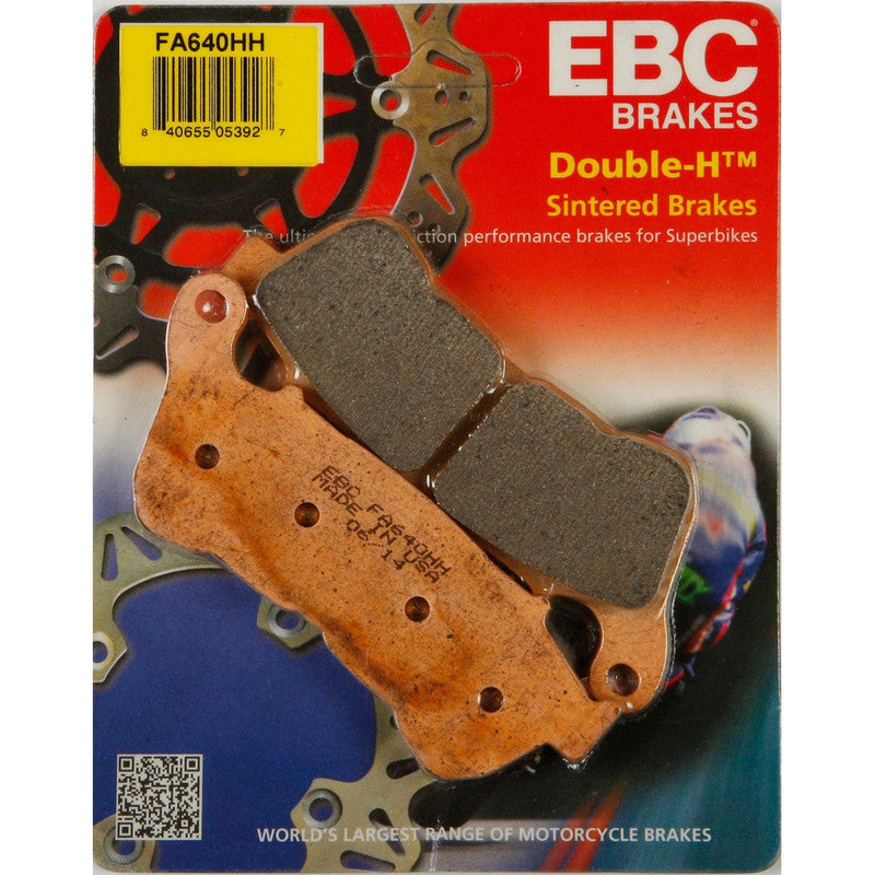 Load image into Gallery viewer, EBC 1 Pair HH Sintered Superbike Brake Pads MPN FA640HH