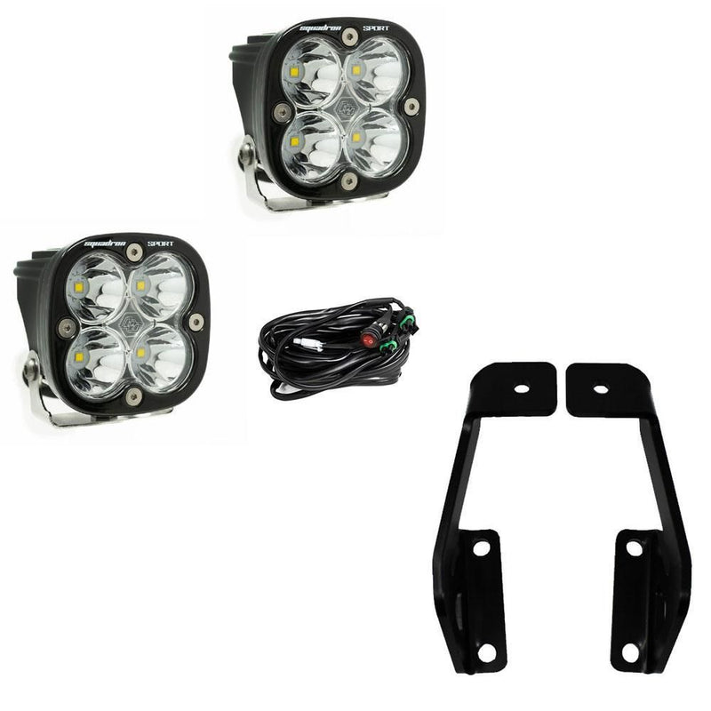 Load image into Gallery viewer, Baja Designs A-Pillar Light Kit Pair Squadron Sport Series Spot Pattern Clear Lens 447573