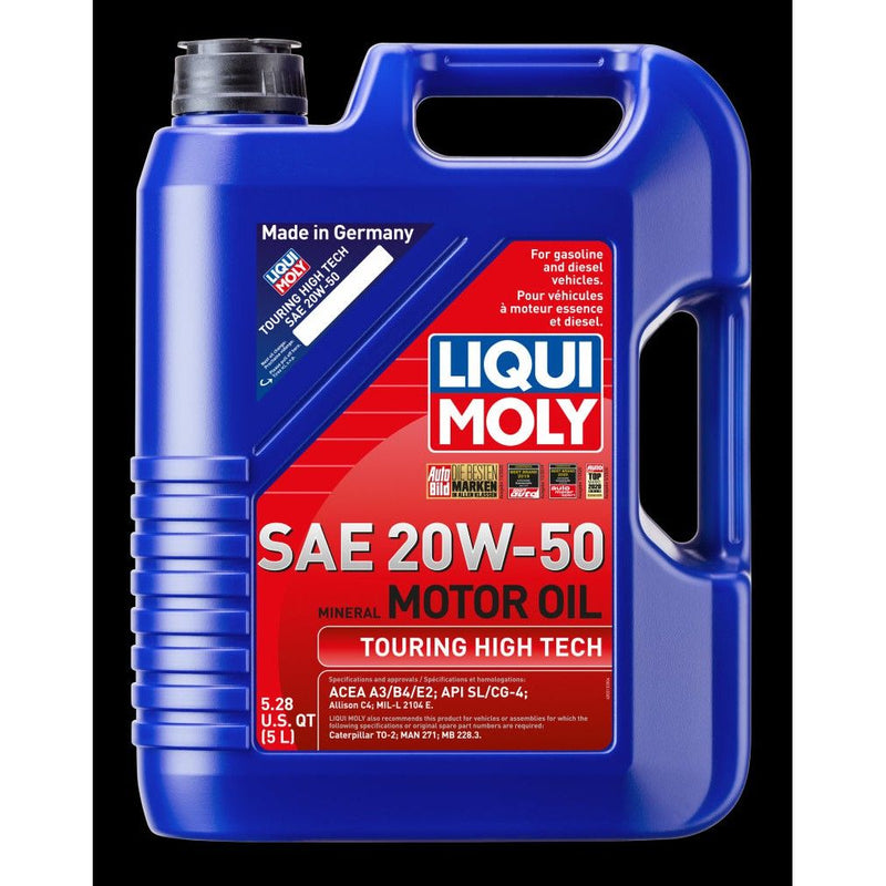 Load image into Gallery viewer, Liqui Moly 5L Touring High Tech SAE 20W50 Motor Oil 20114
