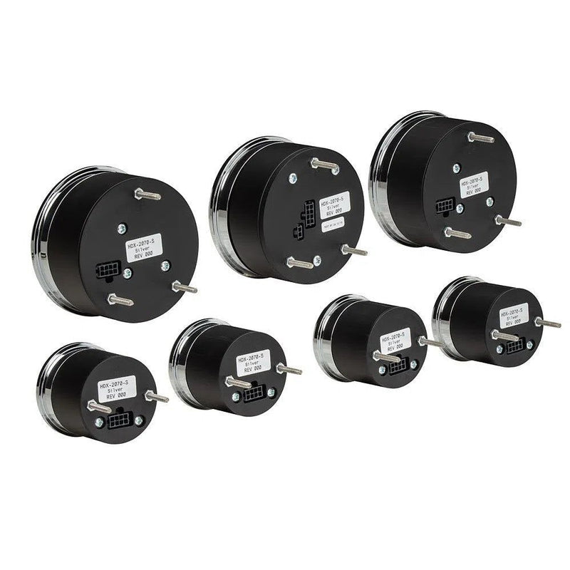 Load image into Gallery viewer, Dakota Digital 7-Piece Round HDX Analog Universal Gauge kit HDX-2070