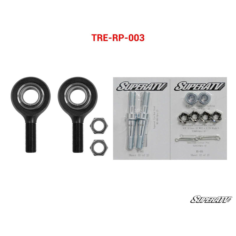 Load image into Gallery viewer, SuperATV Polaris RZR XP 1000 2015-2023 Heavy-Duty Tie Rod End Replacement Kit TRE-RP-003