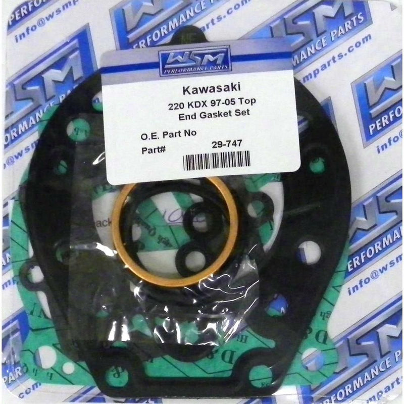Load image into Gallery viewer, WSM Top End Gasket Kit For Kawasaki 220 KDX 97-05 29-747