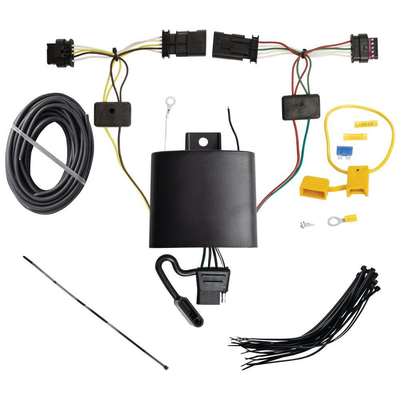Load image into Gallery viewer, T-One T-Connector Harness, 4-Way Flat, w/Circuit Protected ModuLite fits 2021-2024 Tesla, Y Model (Replaced 118831)