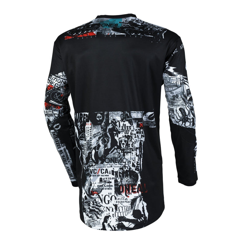 Load image into Gallery viewer, Motocross Jersey 242 O'Neal Element Attack Black / White Motocross Jersey