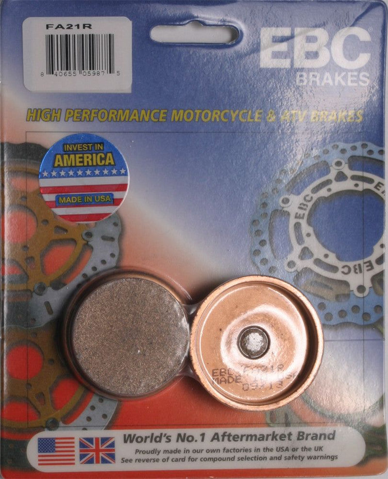 Load image into Gallery viewer, EBC 1 Pair Sintered R Series Heavy-Duty Brake Pads MPN FA21R