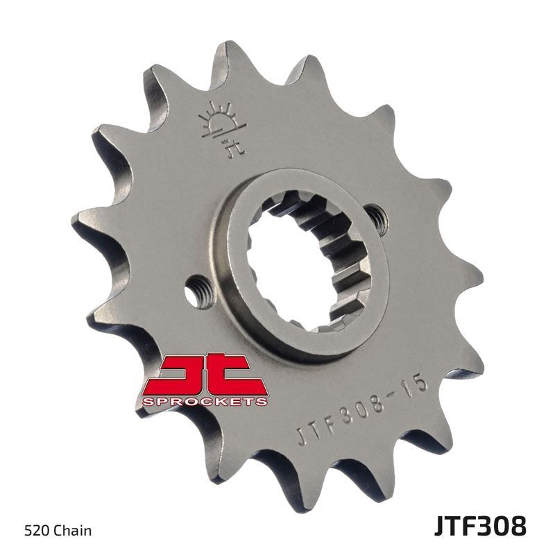 Load image into Gallery viewer, JT Sprockets Front Steel Sprocket 14 Tooth 14T 520 Chain For Honda FX650 Vigor 1999-2001 JTF308.14