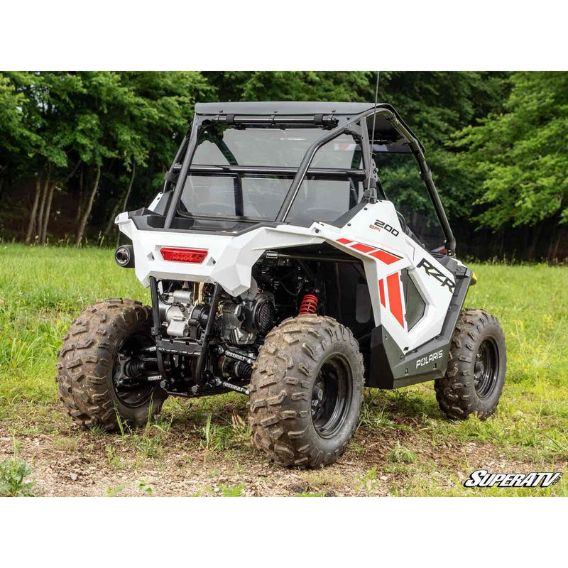 Load image into Gallery viewer, SuperATV Polaris RZR 200 Rear Windshield RWS-P-RZR200-76