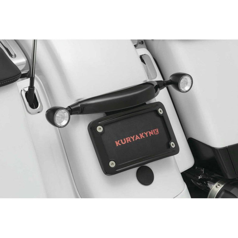 Load image into Gallery viewer, Kuryakyn Custom Rear Turn Signal Mount for V-Twin Satin Black