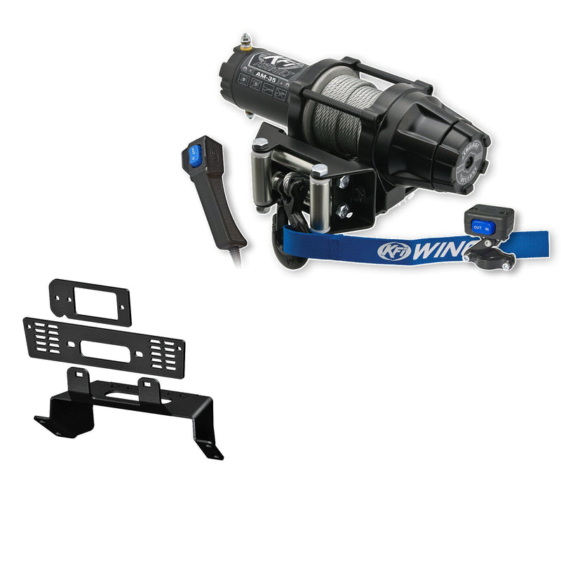 Load image into Gallery viewer, KFI Winch Kit For Polaris Diesel Ranger (900) Full-Size 4x4 2011-2014