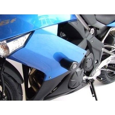 Load image into Gallery viewer, R&G Racing Black Aero Style Crash Protectors For 2009-2010 Kawasaki ER-6N