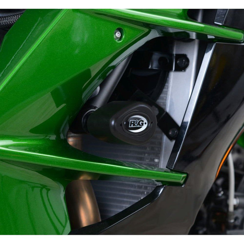 Load image into Gallery viewer, R&G Racing Black Aero Style Crash Protection Bobbins For 2018-2022 Kawasaki Ninja H2 SX SE ZX1000