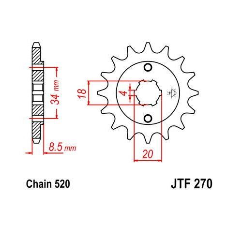 Load image into Gallery viewer, Steel Front Sprocket 14T for Street HONDA CMX250C/CD Rebel 1985-2005