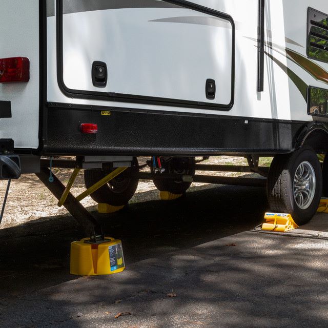 Load image into Gallery viewer, Super Wheel Chock with Rope, Yellow