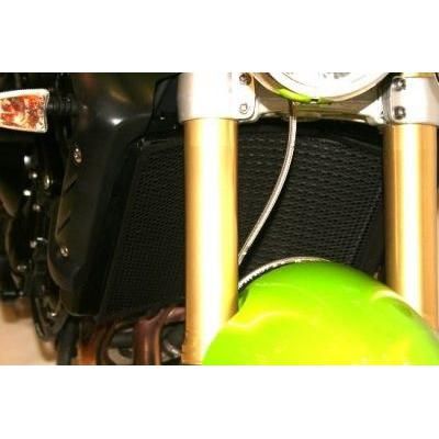 Load image into Gallery viewer, R&G Racing Black Aluminum Radiator Guard RAD0070BK