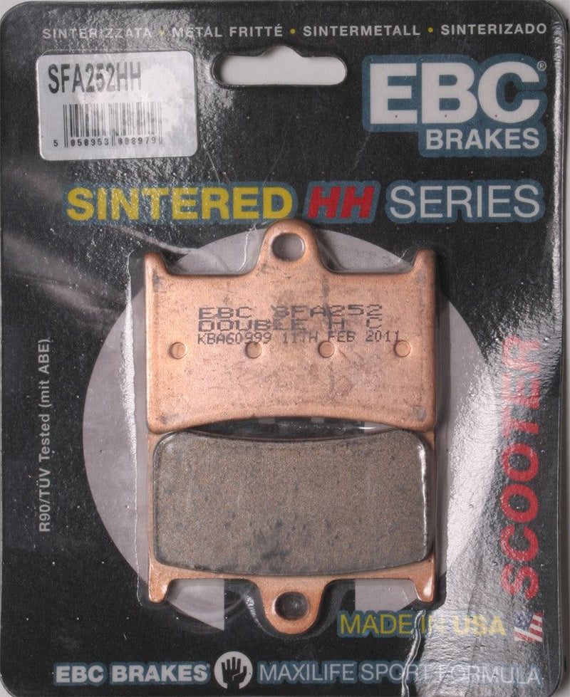 Load image into Gallery viewer, EBC 1 Pair SFA HH Series Scooter Sintered Brake Pads MPN SFA252HH