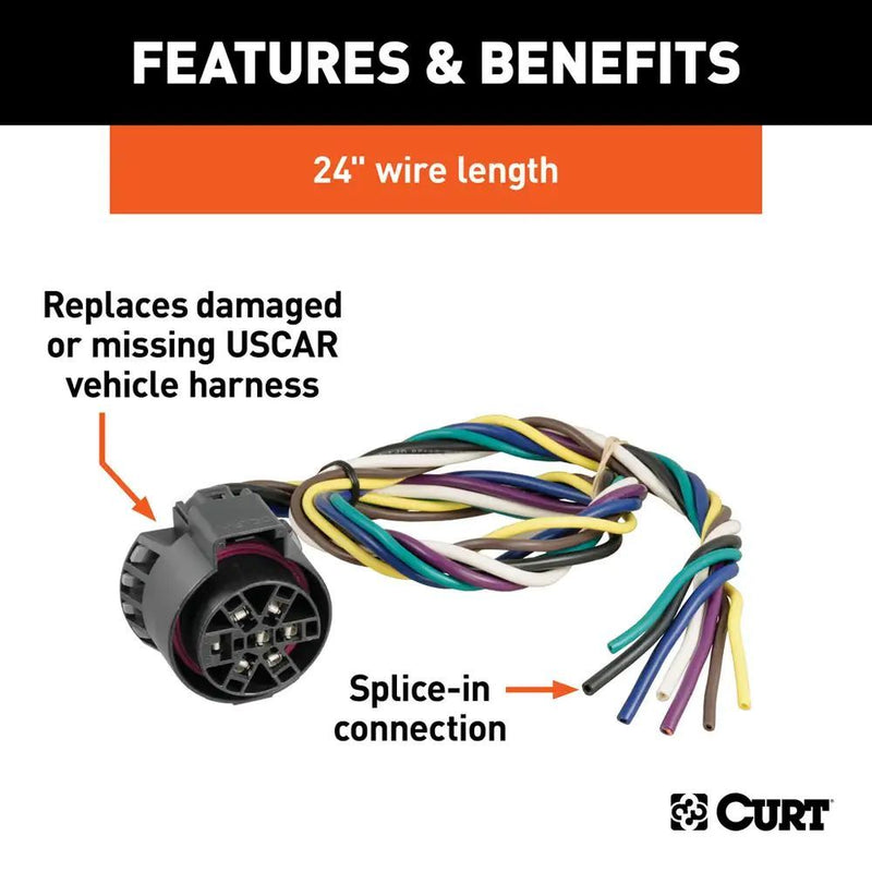 Load image into Gallery viewer, Replacement USCAR Socket with 24" Wires (Vehicle Side)