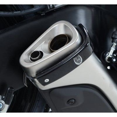 Load image into Gallery viewer, R&G Racing Black Exhaust Protector For 2021-2024 Aprilia RSV4 1100 Factory