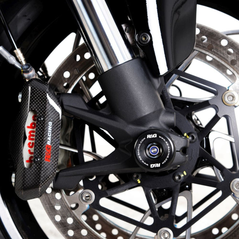 Load image into Gallery viewer, R&G Racing Black Fork Protectors For 2023-2024 Ducati Diavel V4 FP0276BK