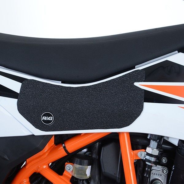 Load image into Gallery viewer, R&G Racing Black Tank Traction Grips For 2019-2020 KTM 690 SMC R EZRG512BL