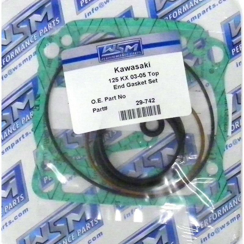 Load image into Gallery viewer, WSM Top End Gasket Kit For Kawasaki 125 KX 03-08 29-742