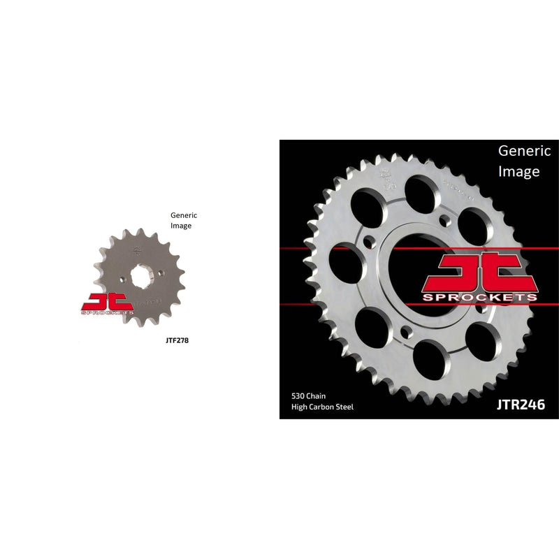Load image into Gallery viewer, Front & Rear Sprocket Kit for Street HONDA CB400T Hawk 1980