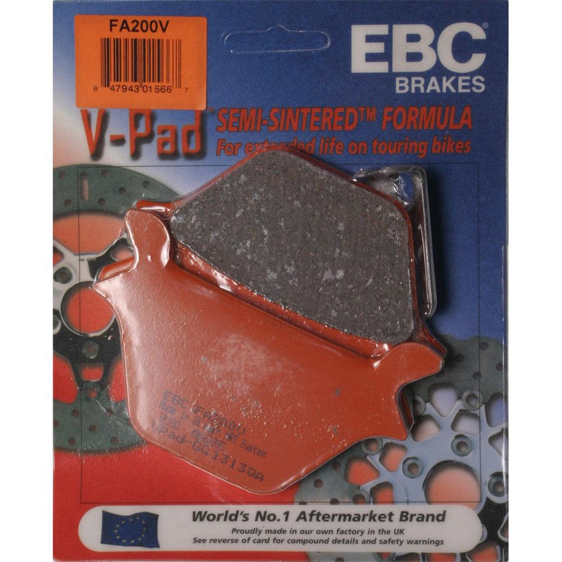 Load image into Gallery viewer, EBC Semi Sintered V Pad For Harley-Davidson FXST, FXSTB, FXSTC, FXSTS 1987-1999 Rear
