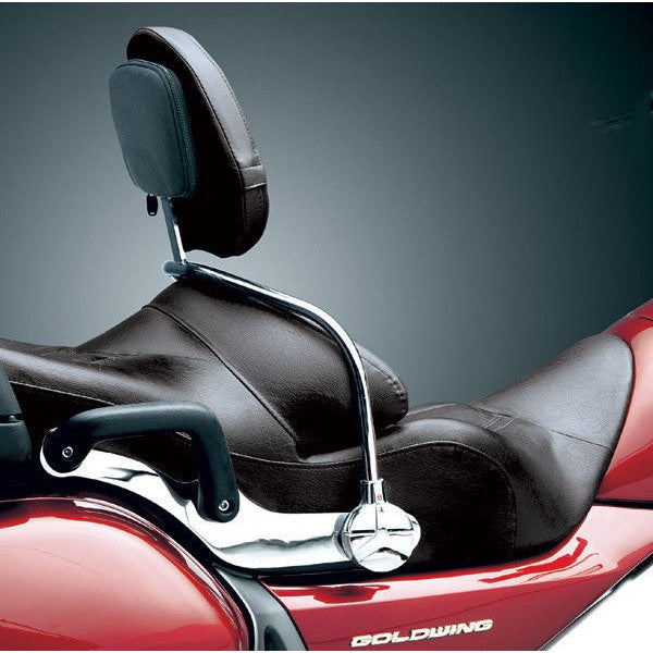 Load image into Gallery viewer, Kuryakyn Rider Quick Release Backrest Back Rest Gold Wing Goldwing GL1800 8990