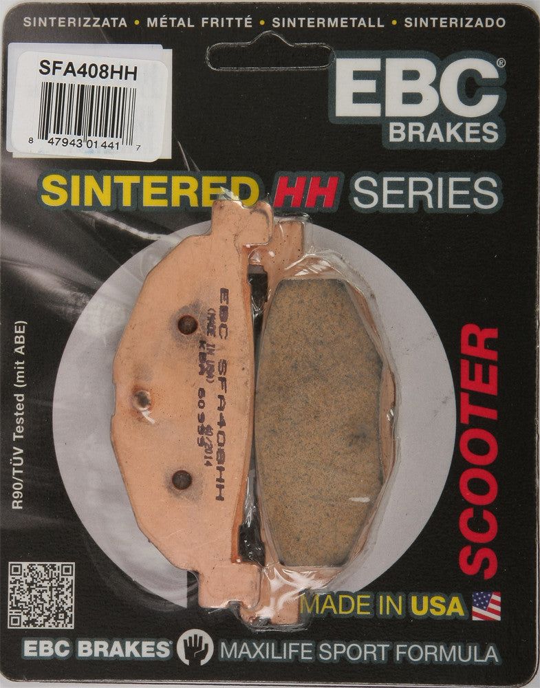 Load image into Gallery viewer, EBC 1 Pair SFA HH Series Scooter Sintered Brake Pads MPN SFA408HH