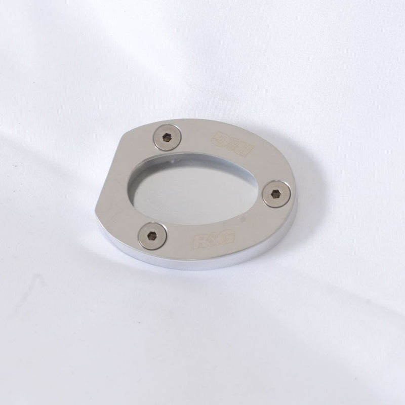 Load image into Gallery viewer, R&G Racing Silver Kickstand Shoe For 2016-2017 Kawasaki Ninja 300 EX300