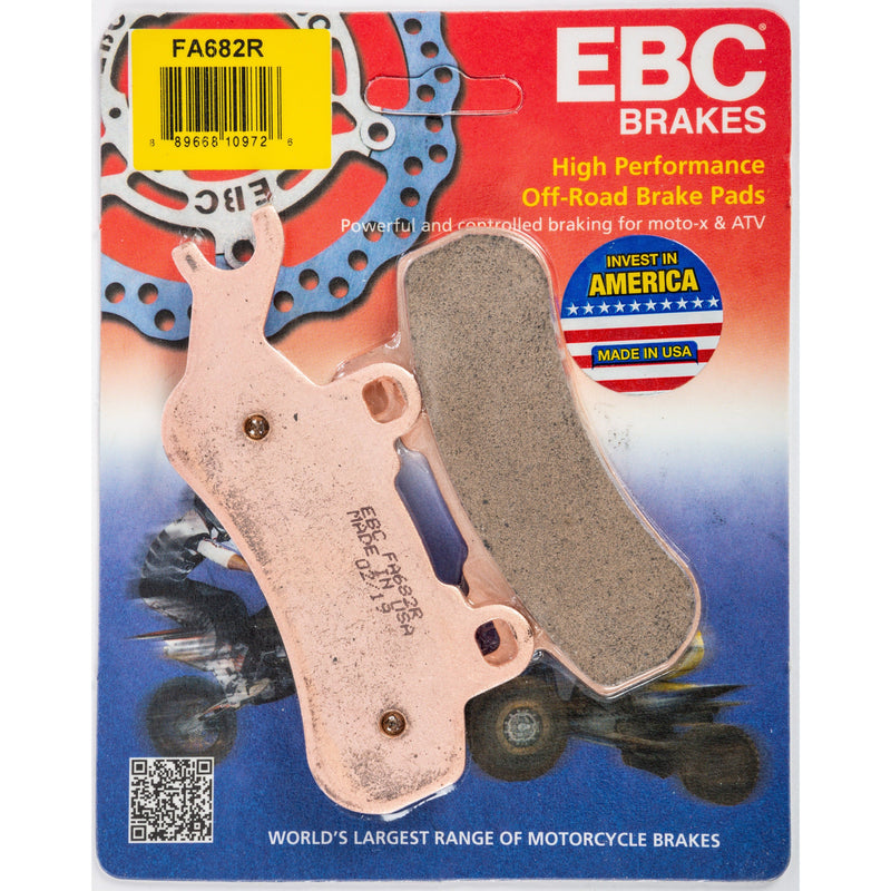 Load image into Gallery viewer, EBC 1 Pair Sintered R Series Heavy-Duty Brake Pads MPN FA682R