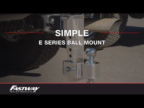 Load image into Gallery viewer, Fastway E Series Adjustable Billet Aluminum Ball Mount - Fits 2 inch Receiver - 4 Inch Drop