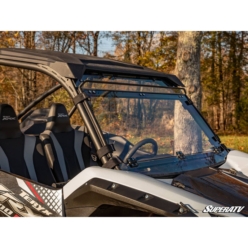 Load image into Gallery viewer, SuperATV Kawasaki Teryx KRX 1000 Scratch Resistant Flip Down Windshield FDWS-K-KRX-70