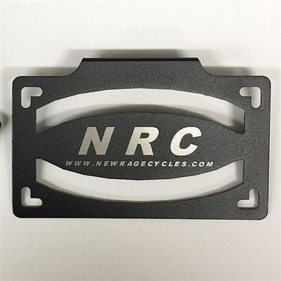 Load image into Gallery viewer, New Rage Cycles Fender Eliminator Bracket Black - 1299-FEB