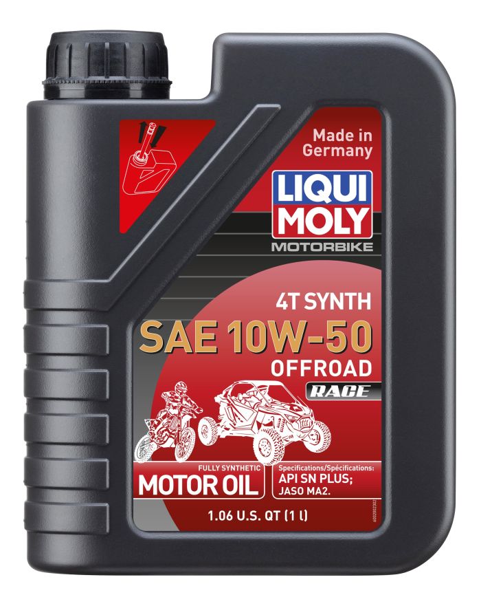 Load image into Gallery viewer, Liqui Moly 1L Synthetic 4T SAE 10W50 Motorbike Offroad Race Motor Oil 20078