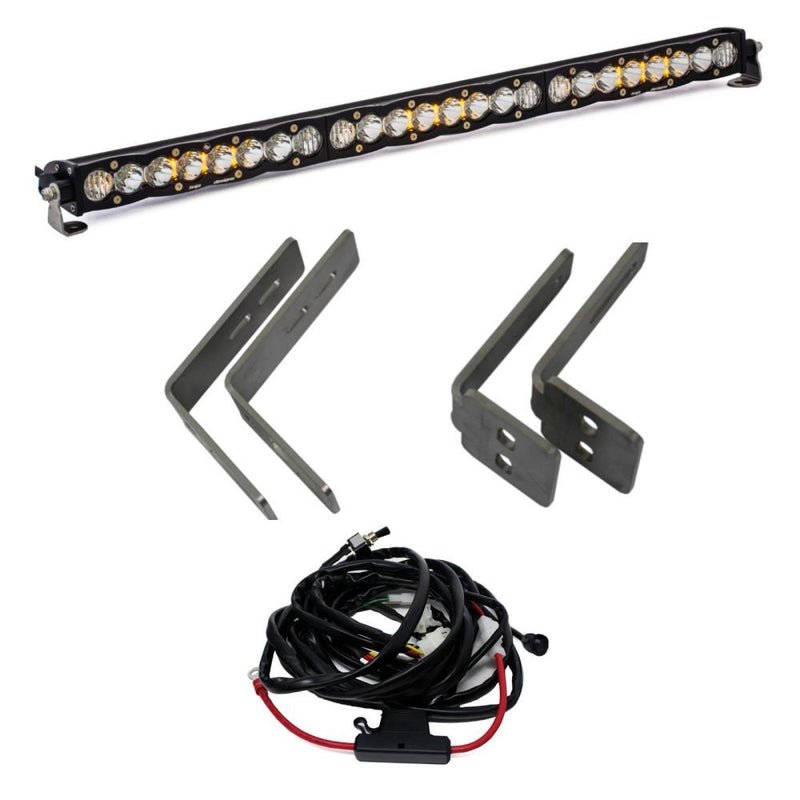 Load image into Gallery viewer, Baja Designs Upper Grille Light Bar Kit 20 inch S8 Series Driving/Combo Pattern Clear Lens 447792