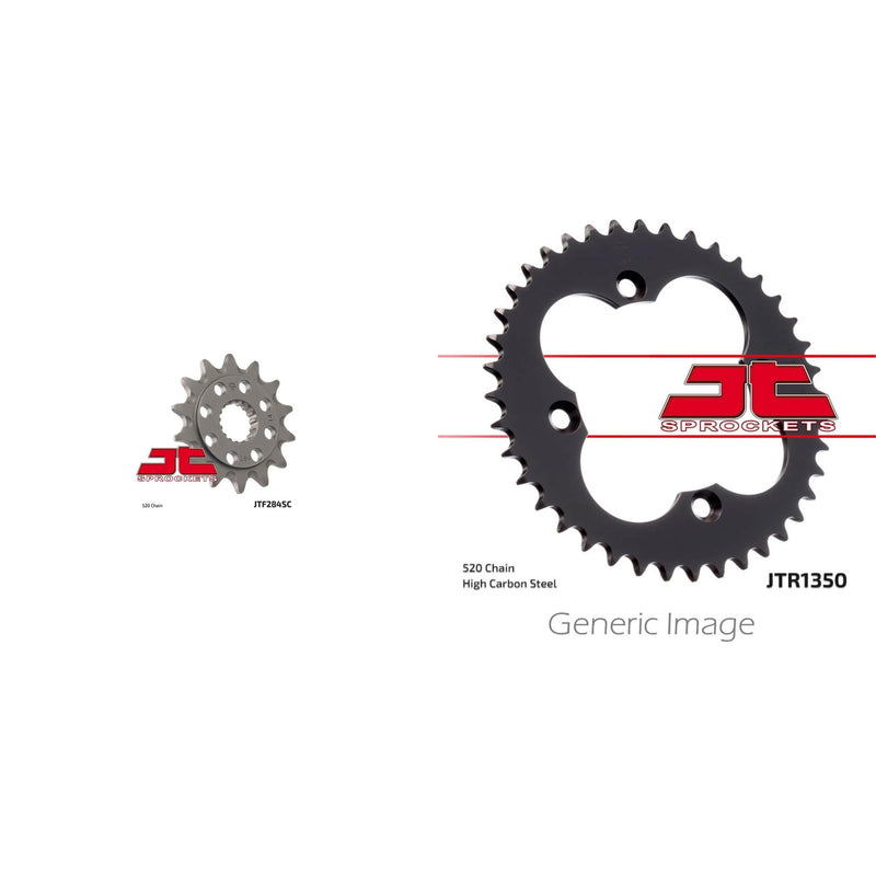 Load image into Gallery viewer, Front & Rear Steel Sprocket Kit for ATV/UTV HONDA TRX450R 2004-2005