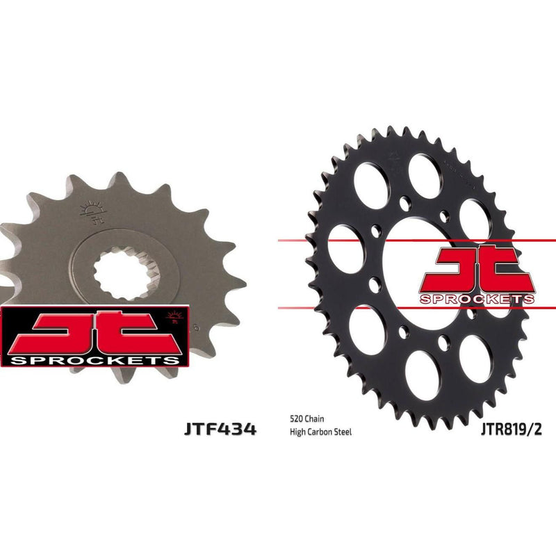 Load image into Gallery viewer, Front & Rear Sprocket Kit for SUZUKI GZ250 Marauder 04-10 JT Sprockets