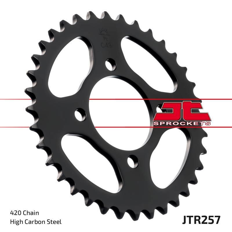 Load image into Gallery viewer, JT Sprockets Rear Steel Sprocket 34 Tooth 34T 420 Chain JTR257.34