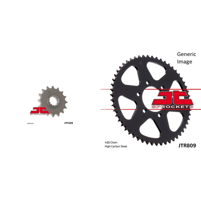 Load image into Gallery viewer, Front and Rear Steel Sprocket Kit for OffRoad SUZUKI SP125 1986-1988
