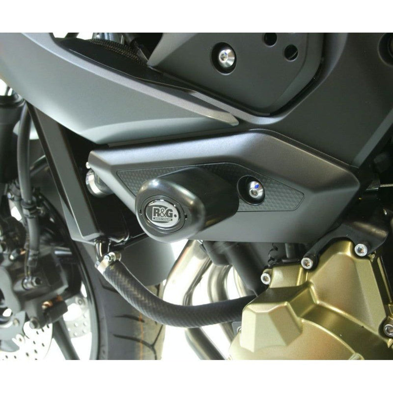 Load image into Gallery viewer, R&G Racing Black Aero Style Crash Protection Bobbins For 2015-2016 Yamaha Diversion XJ6 S