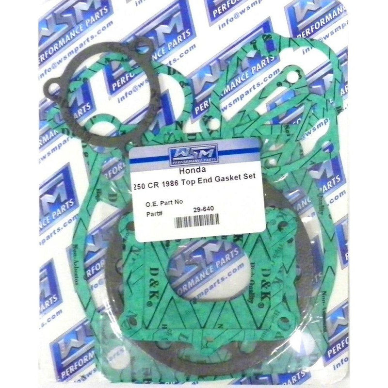 Load image into Gallery viewer, WSM Top End Gasket Kit For Honda 250 CR 1986 29-640