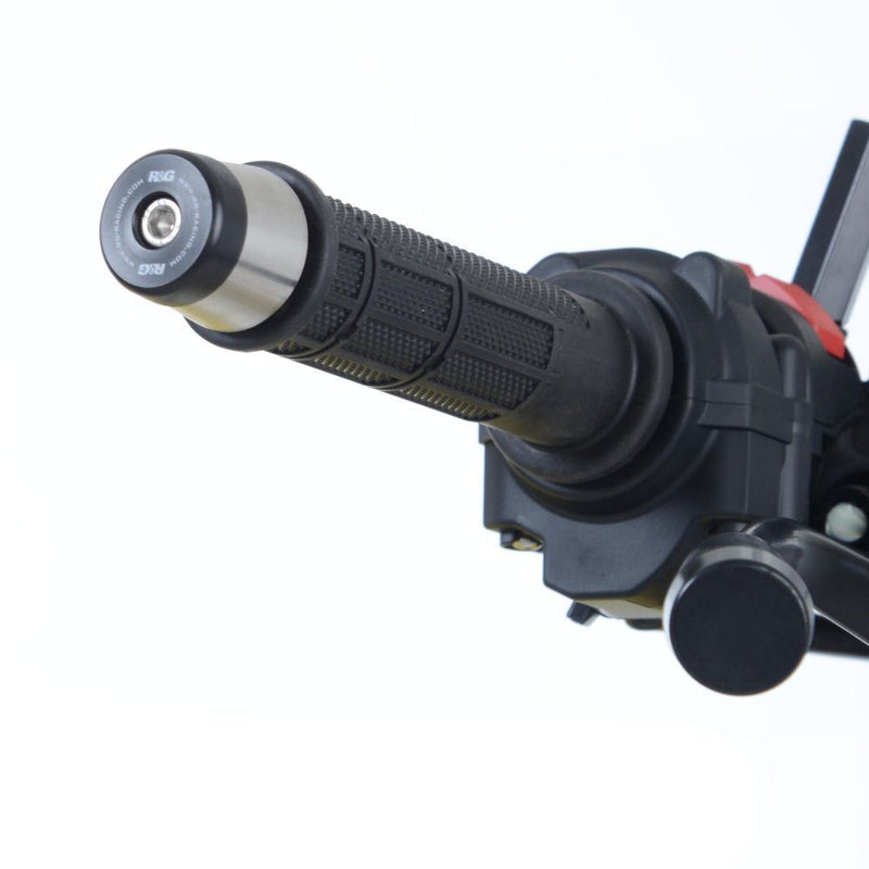 Load image into Gallery viewer, R&G Racing Black Bar End Sliders For 2021-2023 Ducati Diavel 1260