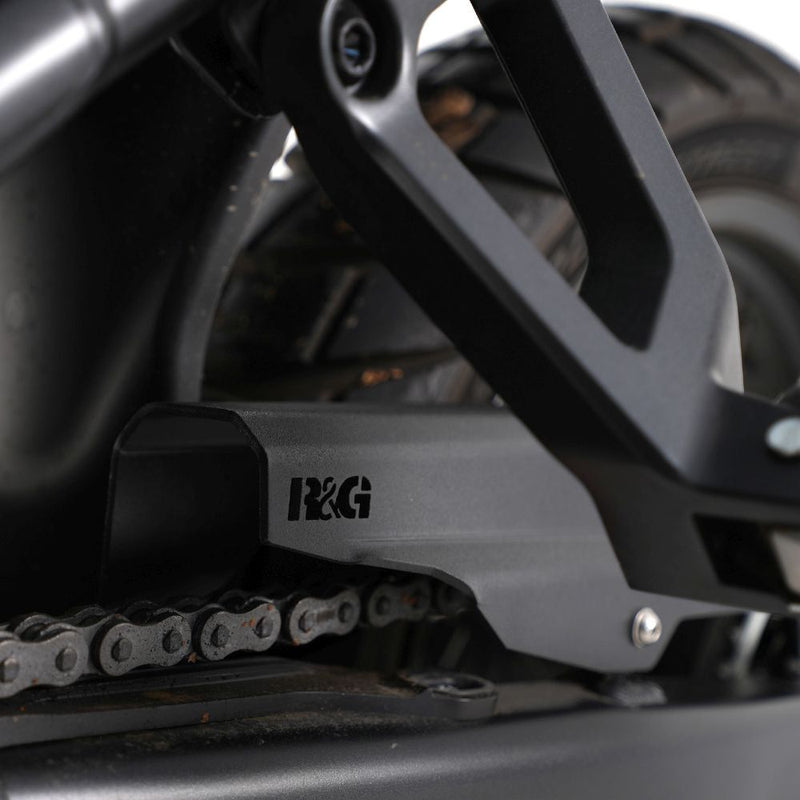 Load image into Gallery viewer, R&G Racing Aluminium Chain Guard For 2023-2024 Honda Transalp XL750 CG0030BK