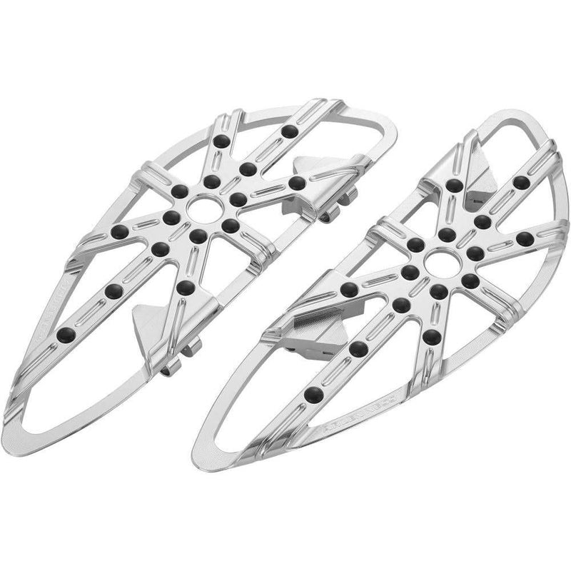 Load image into Gallery viewer, Arlen Ness 10-Gauge Chrome Driver Floorboards 410-006