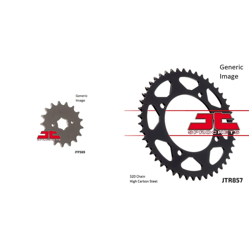 Load image into Gallery viewer, Front & Rear Sprocket Kit for Street YAMAHA XV250 Virago 1988-1990