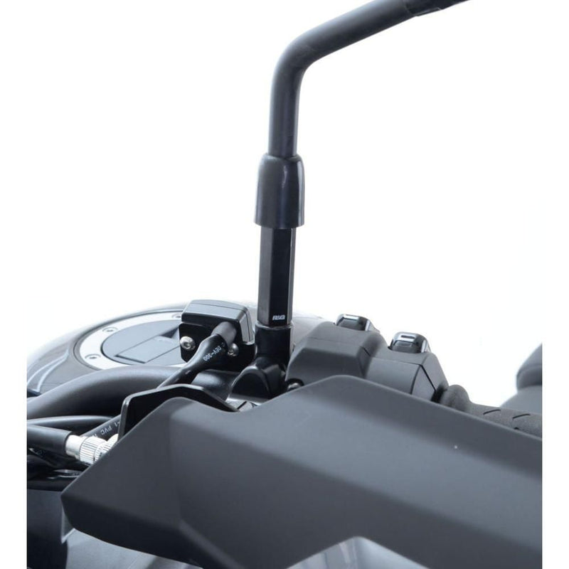 Load image into Gallery viewer, R&G Racing Black Mirror Risers MR0010BK