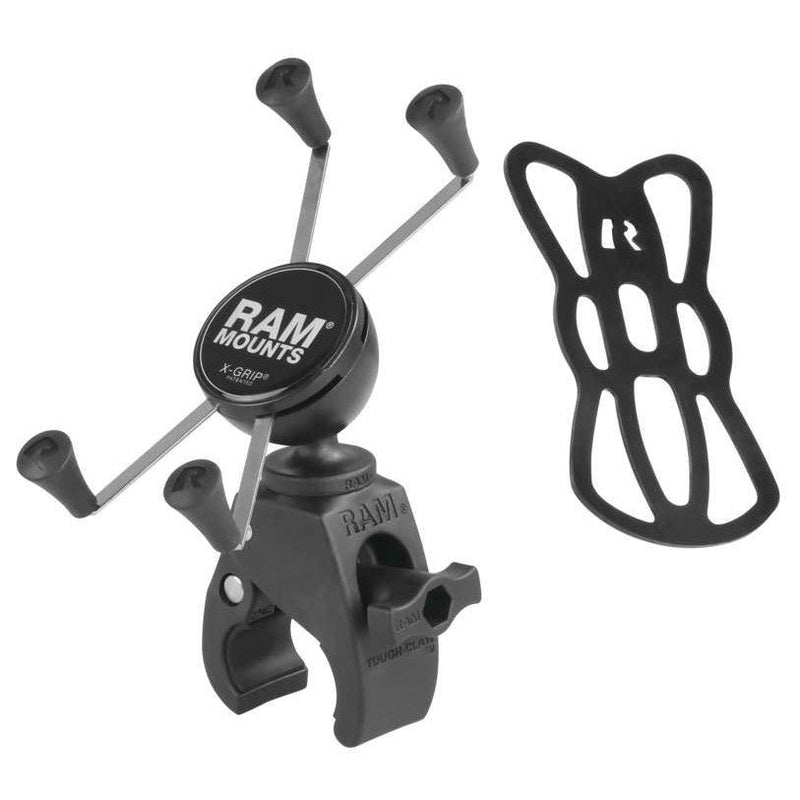 Load image into Gallery viewer, Ram Mounts Tough-Claw Mount with X-Grip Cradle Black - RAM-HOL-UN10-400
