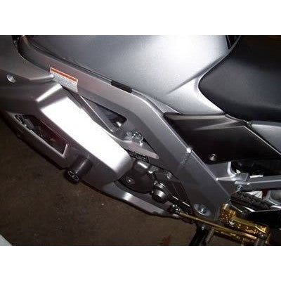 Load image into Gallery viewer, R&G Racing Black Classic Style Crash Protectors For 2003-2012 Suzuki SV650 FullFaired