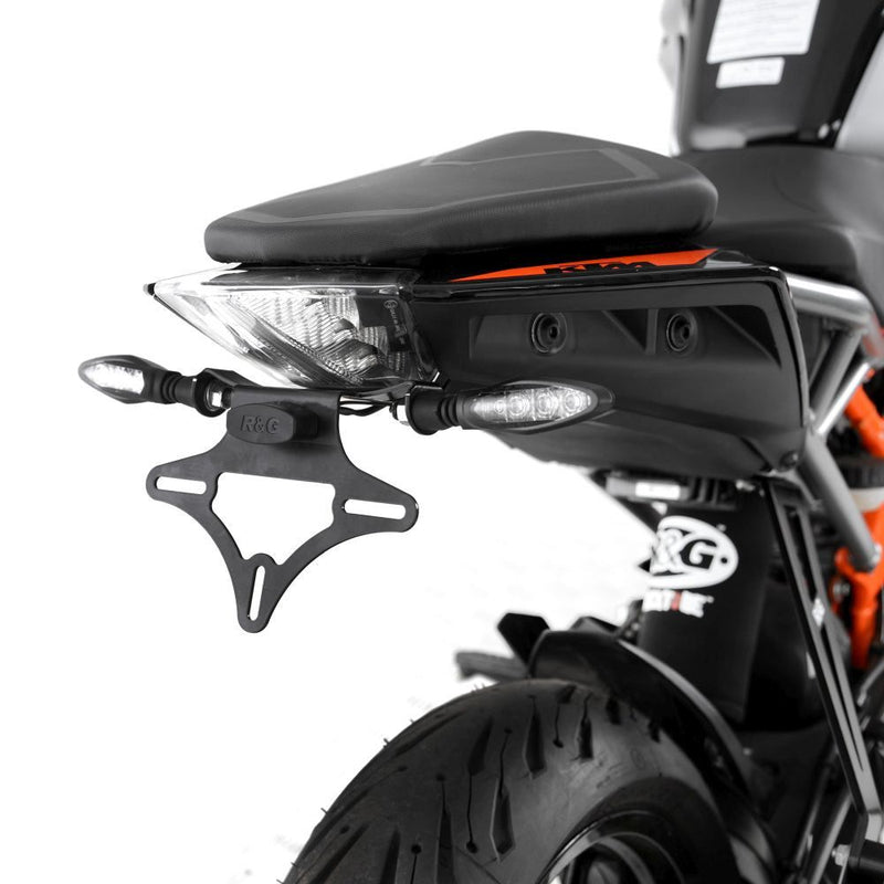 Load image into Gallery viewer, R&G Racing Black Tail Tidy License Plate Holder For 2022-2023 KTM 125 Duke
